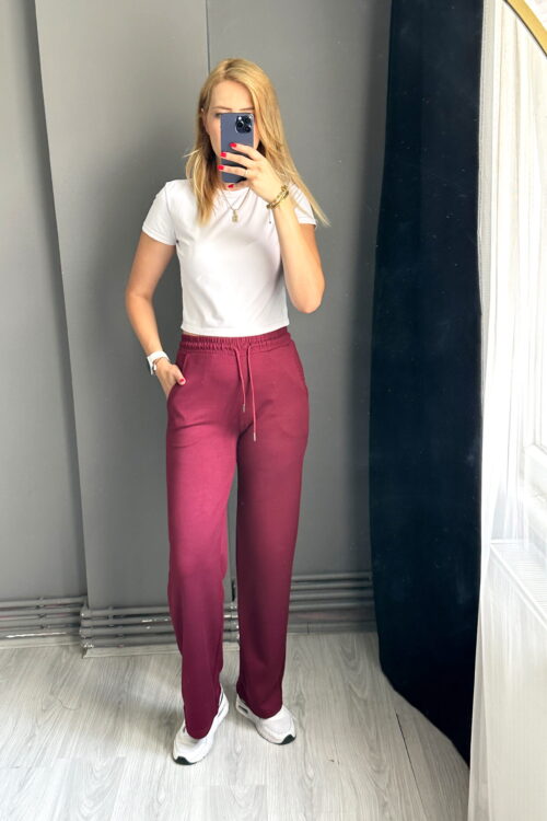 Oysho eşofman altı-Bordo