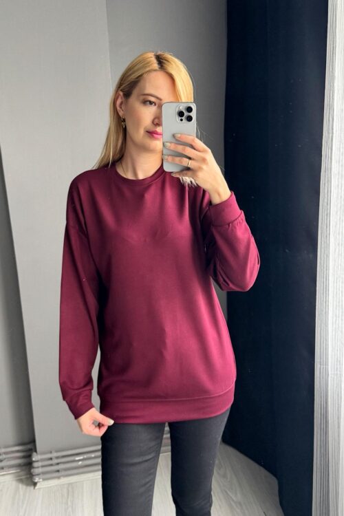 Oysho Sweatshirt-Bordo