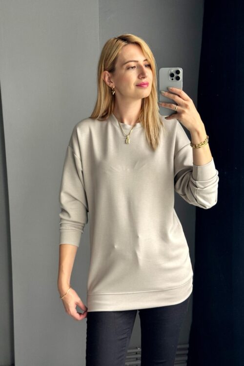 Oysho Sweatshirt-Bej